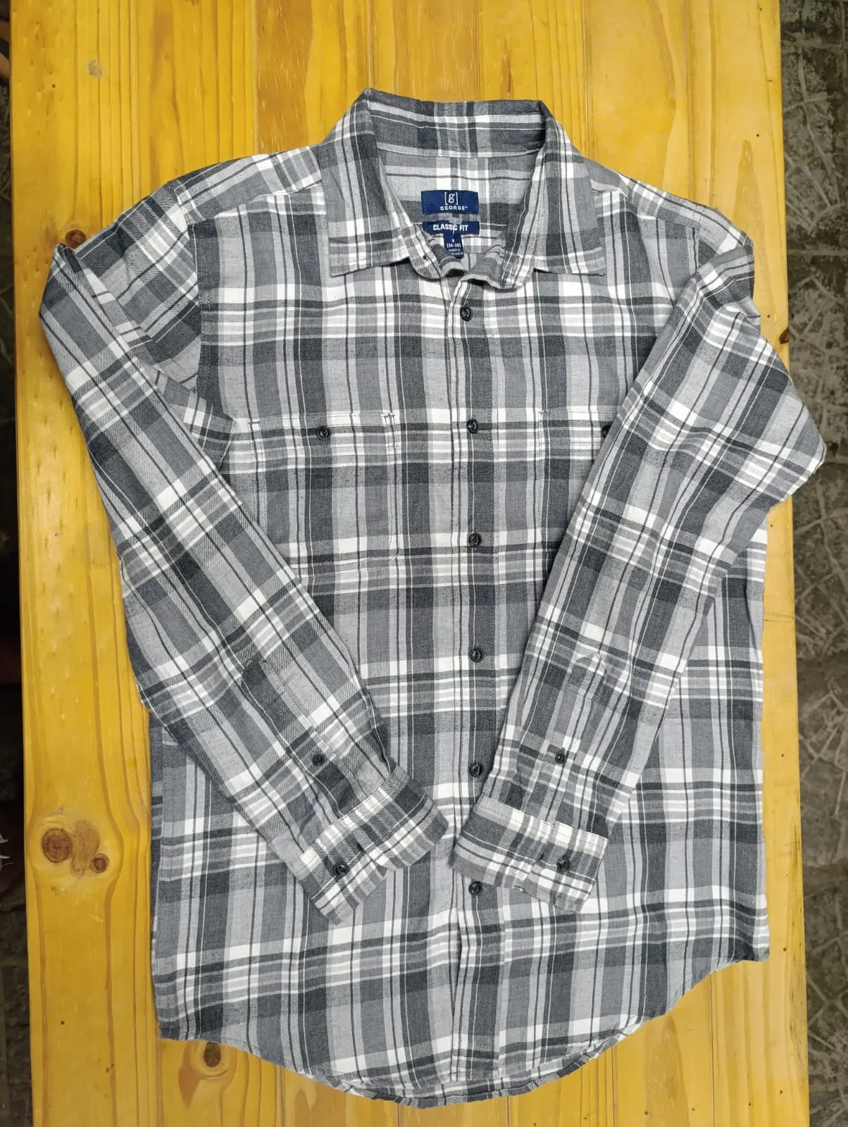 Camisa de invierno hombre talle s 
