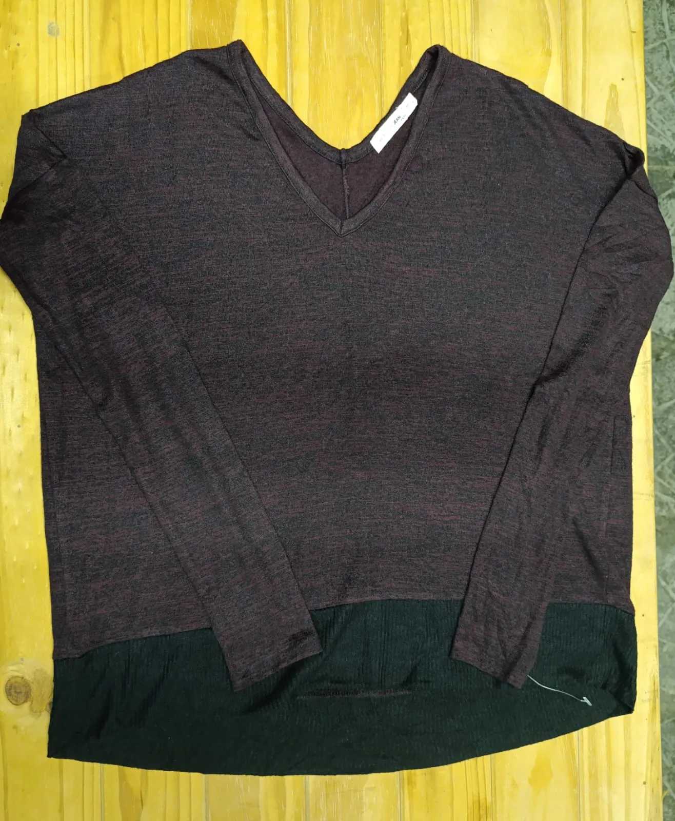 Sweter de lanilla talle xs oversize