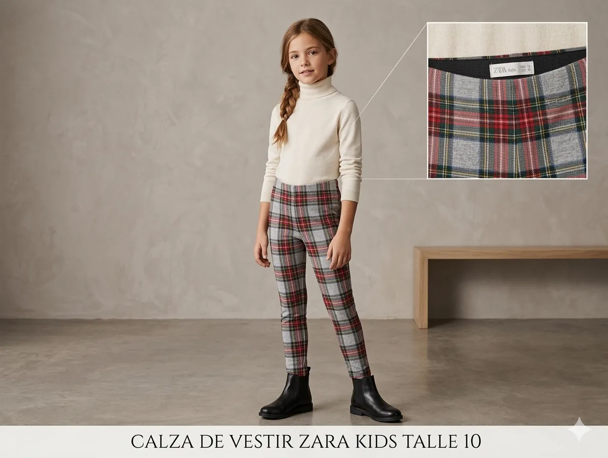 Calza de vestir ZARA kids talle 10
